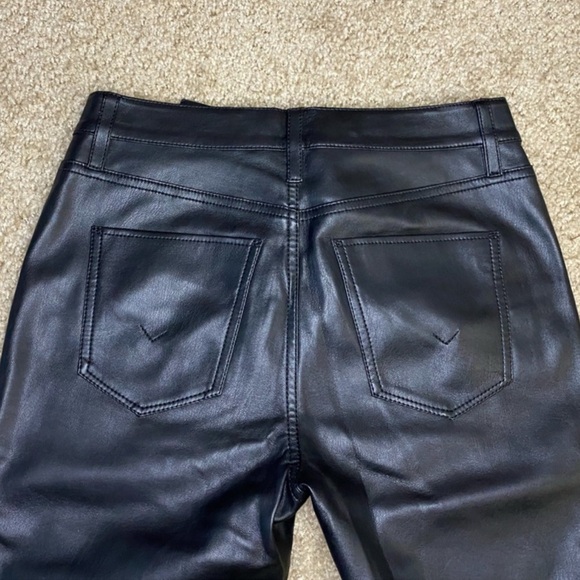 NWT Barbara Hudson Faux Leather Straight Ankle at Black Beauty Size 25 - Picture 7 of 9